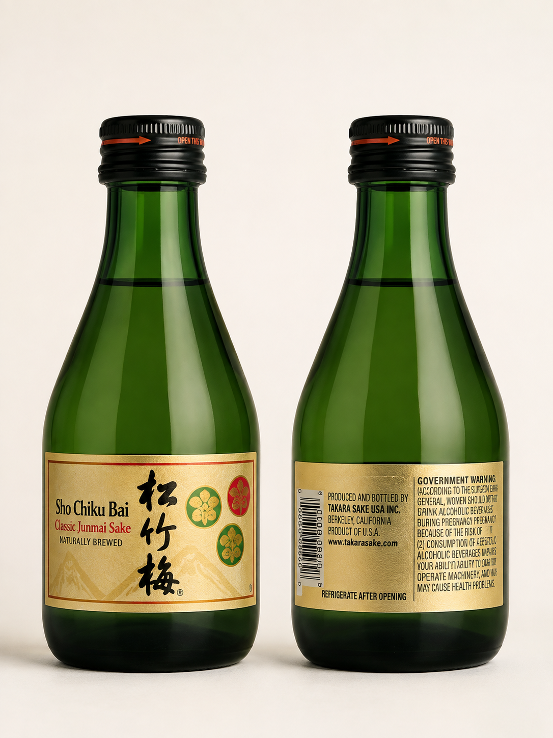 Sho Chiku Bai Junmai Sake